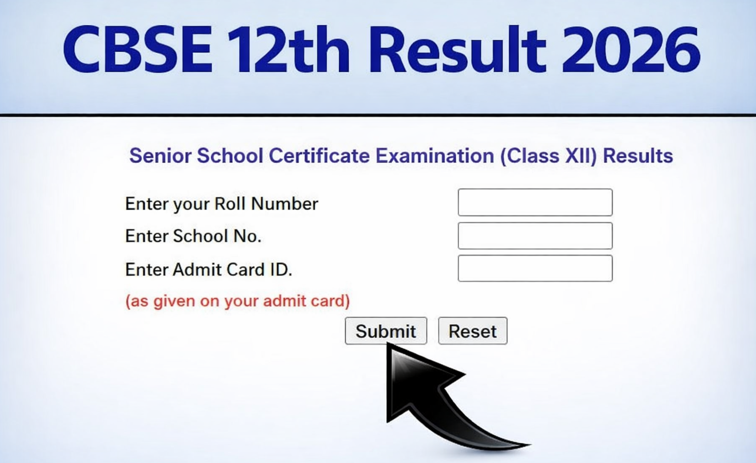 CBSE 12th Result 2026